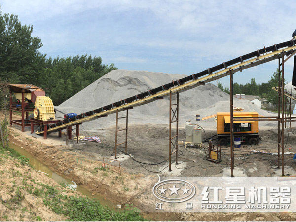 錘破生產(chǎn)線現(xiàn)場