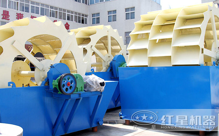 三排輪斗式洗砂機(jī)