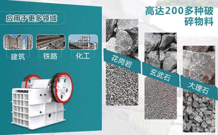 顎式破碎機破碎物料及應(yīng)用