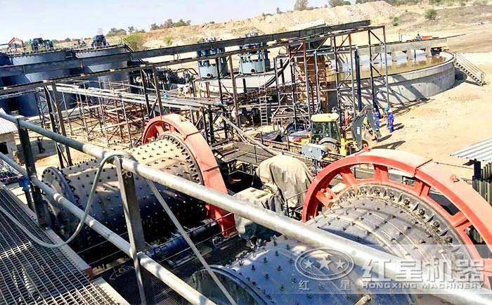 棒磨機作業(yè)現場圖