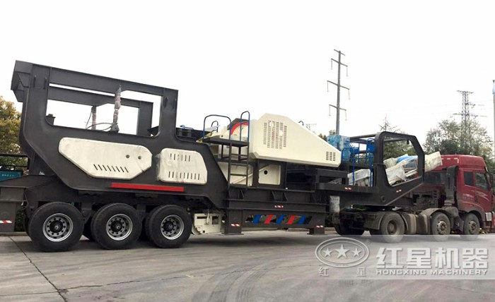 輪胎式移動(dòng)垃圾破碎站行走方式