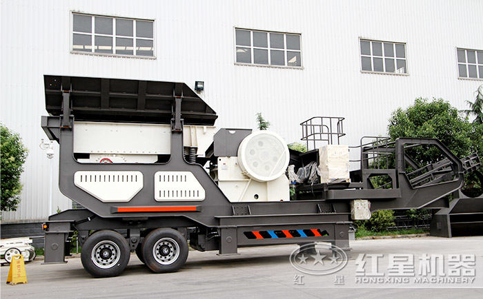 河卵石移動(dòng)式破碎機(jī)