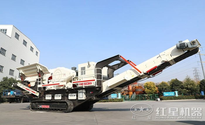 履帶式鵝卵石移動(dòng)破碎機(jī)
