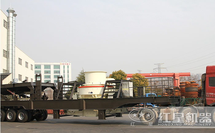 移動(dòng)式建筑垃圾破碎機(jī)+制砂機(jī)