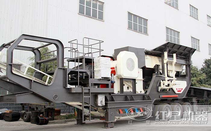 移動(dòng)式建筑垃圾破碎機(jī)+顎式破碎機(jī)