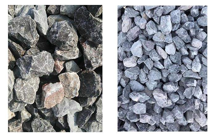 破碎物料成品圖