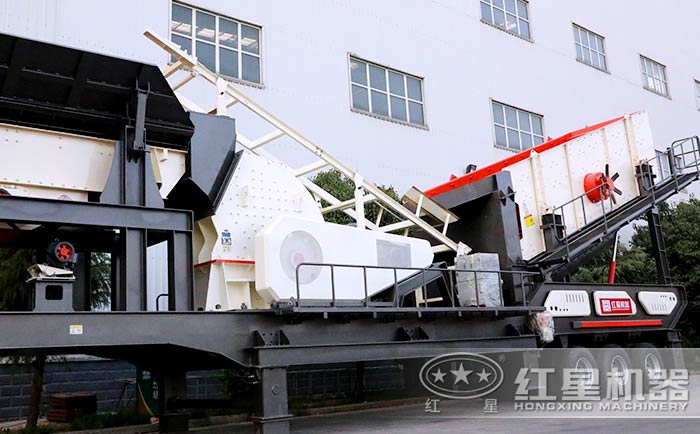 移動式建筑垃圾粉碎機(jī)廠家實(shí)拍，可到廠免費(fèi)技術(shù)咨詢