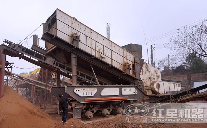 一體式分離機破碎建筑垃圾現(xiàn)場