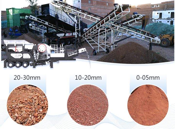 建筑垃圾再生利用設(shè)備工作現(xiàn)場(chǎng)