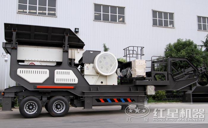 輪胎式移動鄂式破碎機(jī)