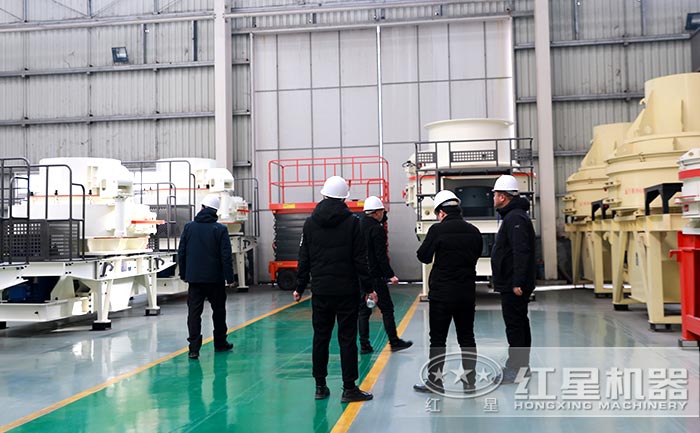 石頭制砂機(jī)廠區(qū)