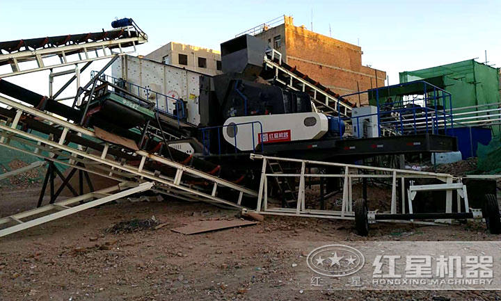 建筑垃圾處理現(xiàn)場(chǎng)