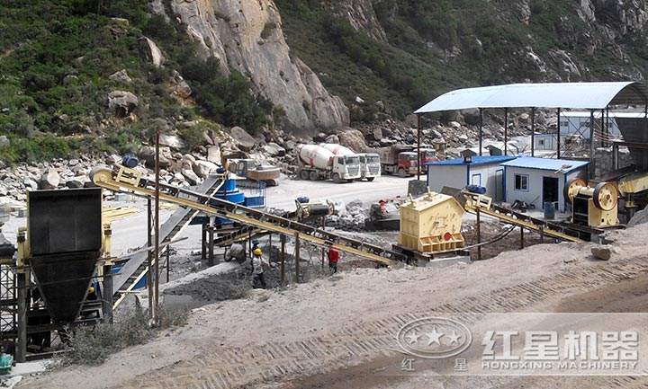 制砂機(jī)生產(chǎn)現(xiàn)場