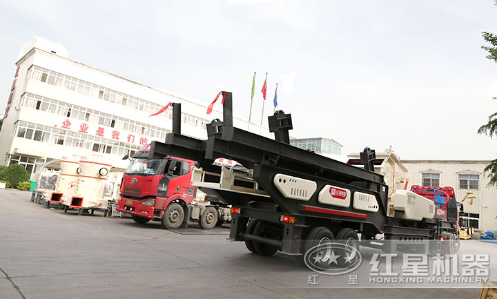 移動(dòng)制砂生產(chǎn)線發(fā)貨