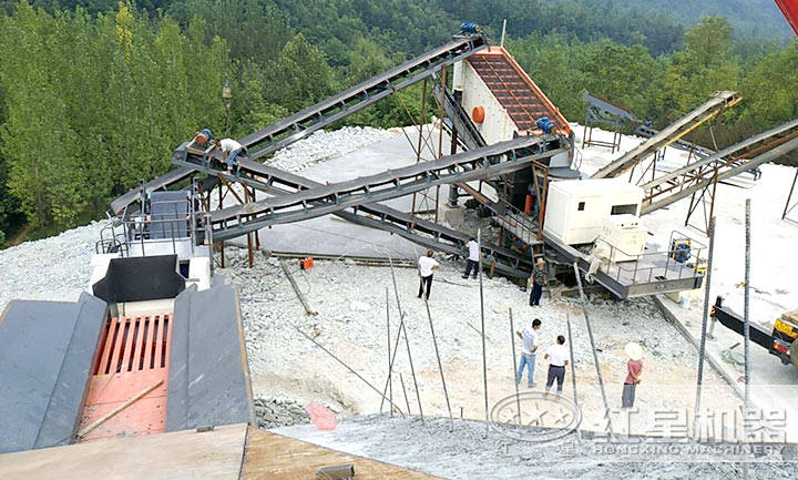 移動(dòng)制砂生產(chǎn)線