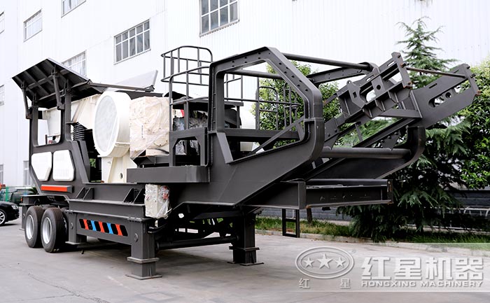輪胎式移動鄂式破碎機