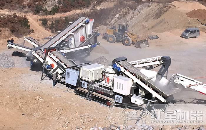 二手移動碎石子機