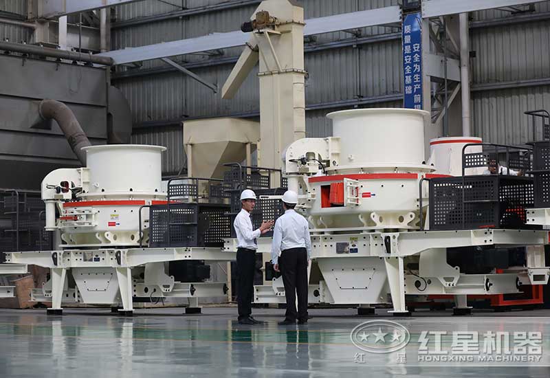 客戶到廠參觀制砂機