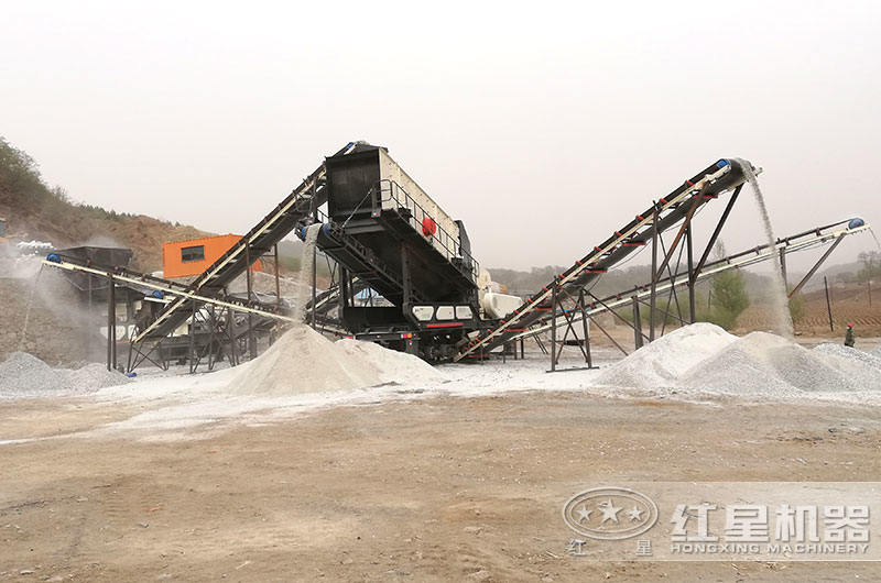 砂石生產(chǎn)線現(xiàn)場