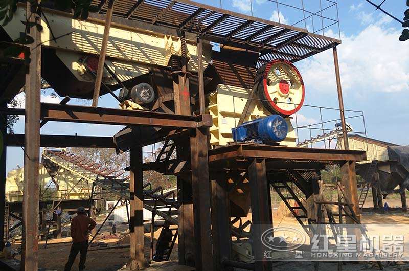 制砂生產現(xiàn)場