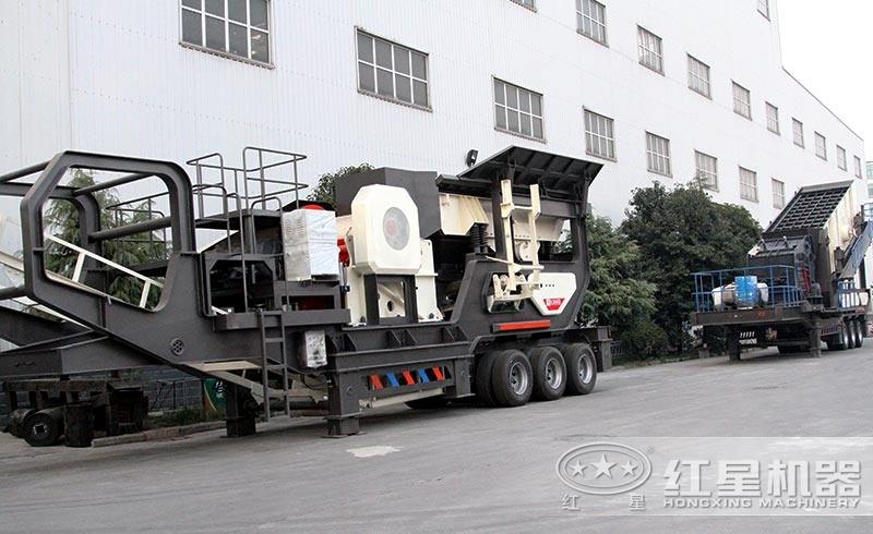 流動石子加工機