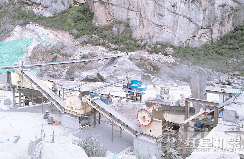 顎破+反擊破+制砂機(jī)