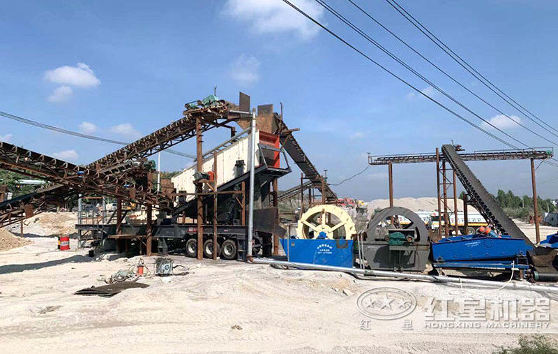 高配時產200噸制砂生產線方案