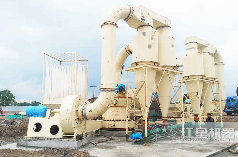 礦渣微粉磨現(xiàn)場(chǎng)