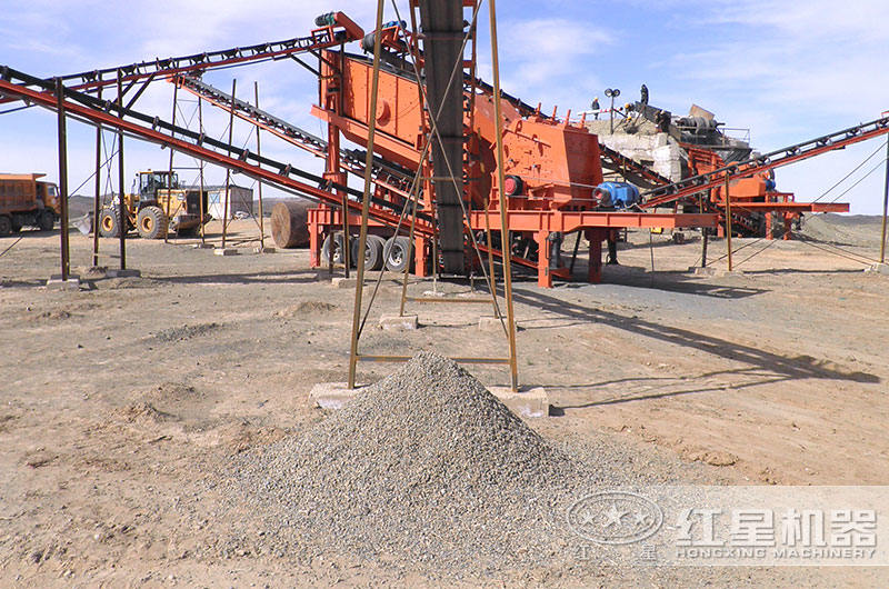 反擊破碎機(jī)加工物料成品