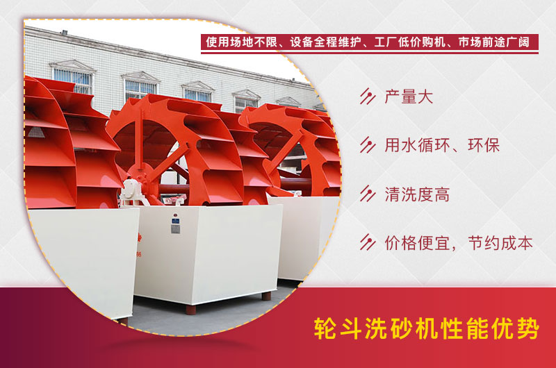 洗砂機(jī)性能優(yōu)勢(shì)