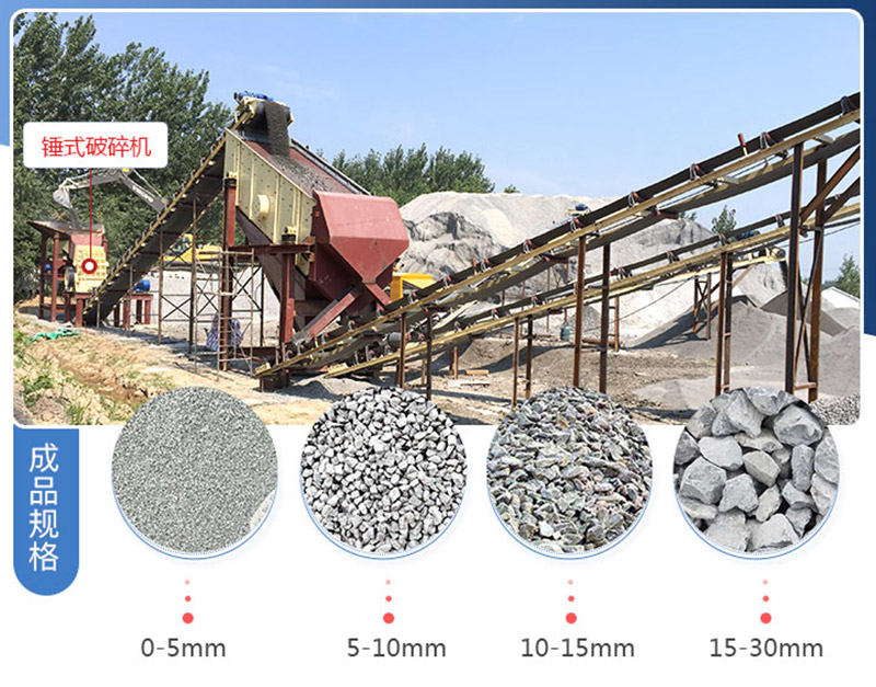 錘式砸石機生產(chǎn)現(xiàn)場