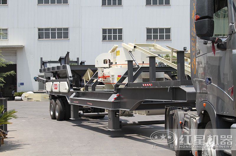 紅星移動制砂機發(fā)貨