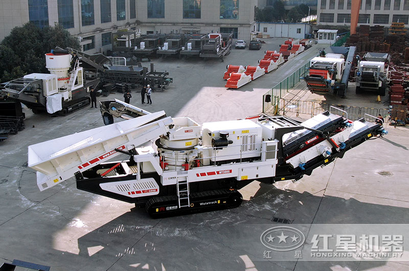 小型履帶式移動碎石機