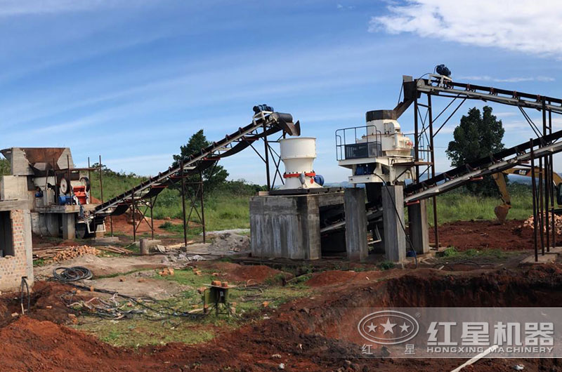 制沙生產(chǎn)線現(xiàn)場(chǎng)