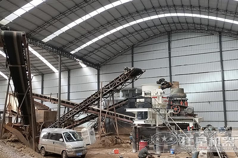 砂石生產(chǎn)線現(xiàn)場(chǎng)