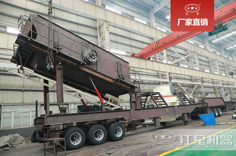 輪胎式移動制砂機