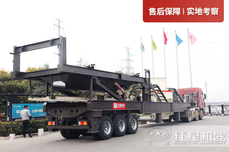 發(fā)往濟南的移動制砂機