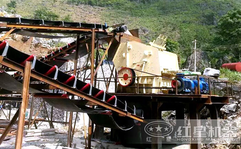 塊煤破碎現(xiàn)場