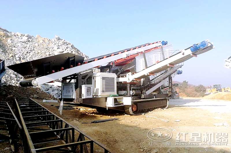 履帶式移動破作業(yè)現場