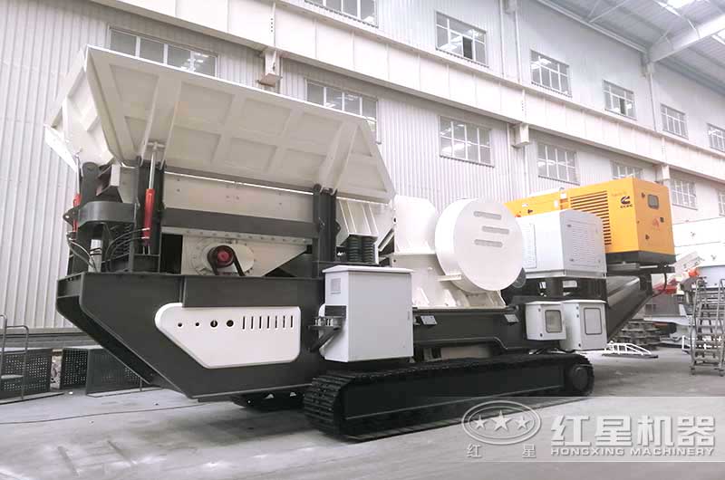 履帶式移動破發(fā)貨現場